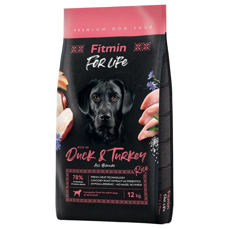 Fitmin Dog For Life Duck & Turkey Časově Omezené