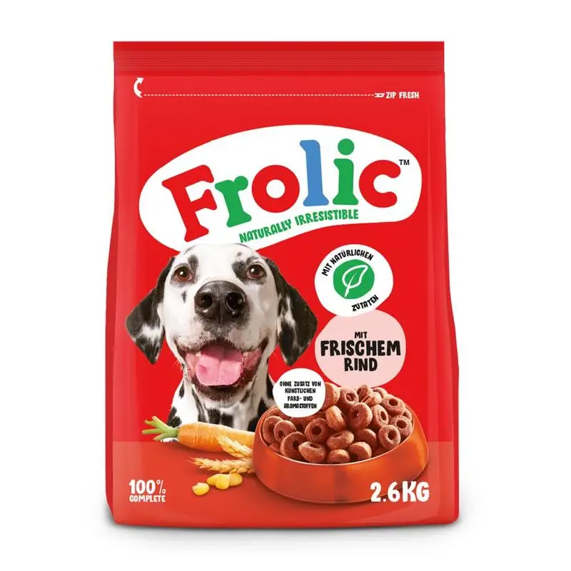Super Cena Frolic Hovězí, mrkev + obiloviny