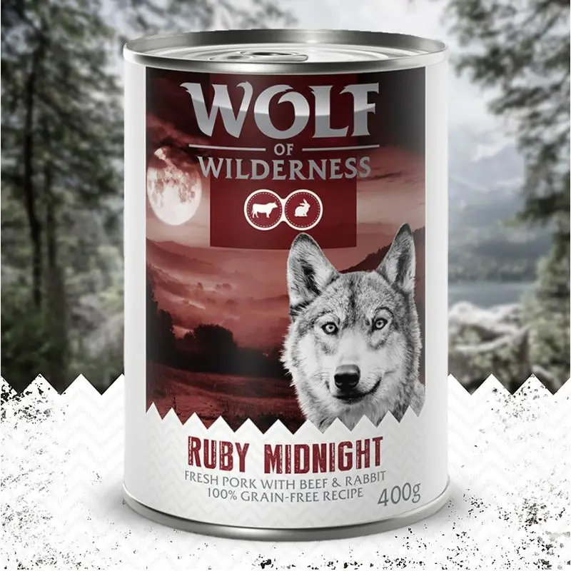 Wolf of Wilderness "Red Meat" 6 x 400 g Cenový Hit