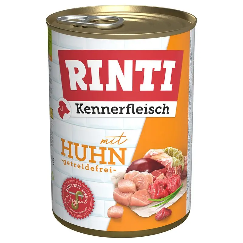 Zlevněný RINTI, 6 x 400 g + 100 g RINTI Filetto kapsička v želé kachna se zeleninou
