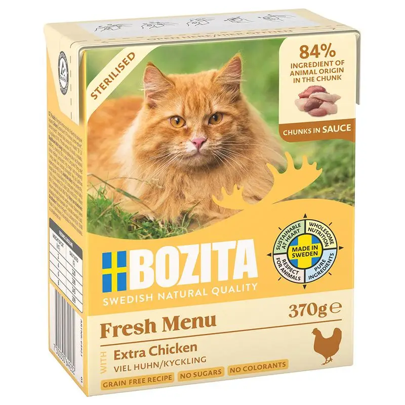 Bozita Tetra kousky v omáčce 6 x 370 g Originální