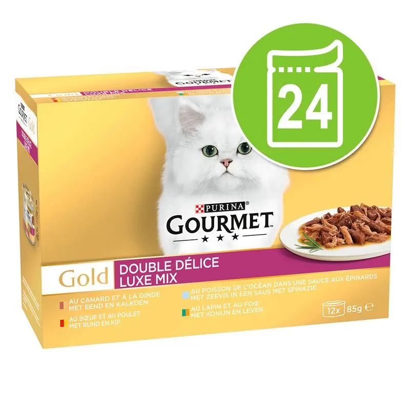 Megapack Gourmet Gold DUO Delice kapsičky 24 x 85 g Pouze Dnes