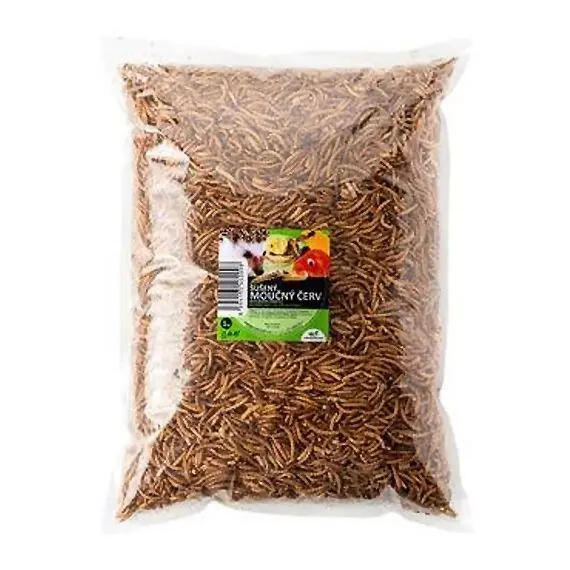 UGF - Sušené moučné červy - 10 kg / 65 l Sezónní Sleva