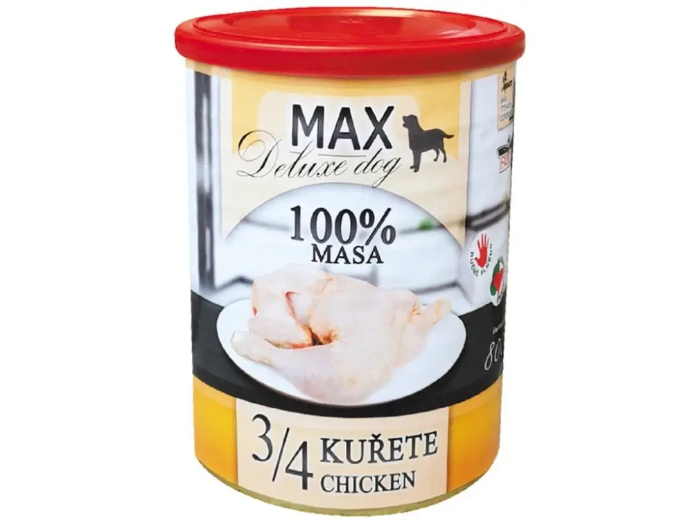 Novinka Konzerva Max Deluxe 3/4 kuřete 1 200 g