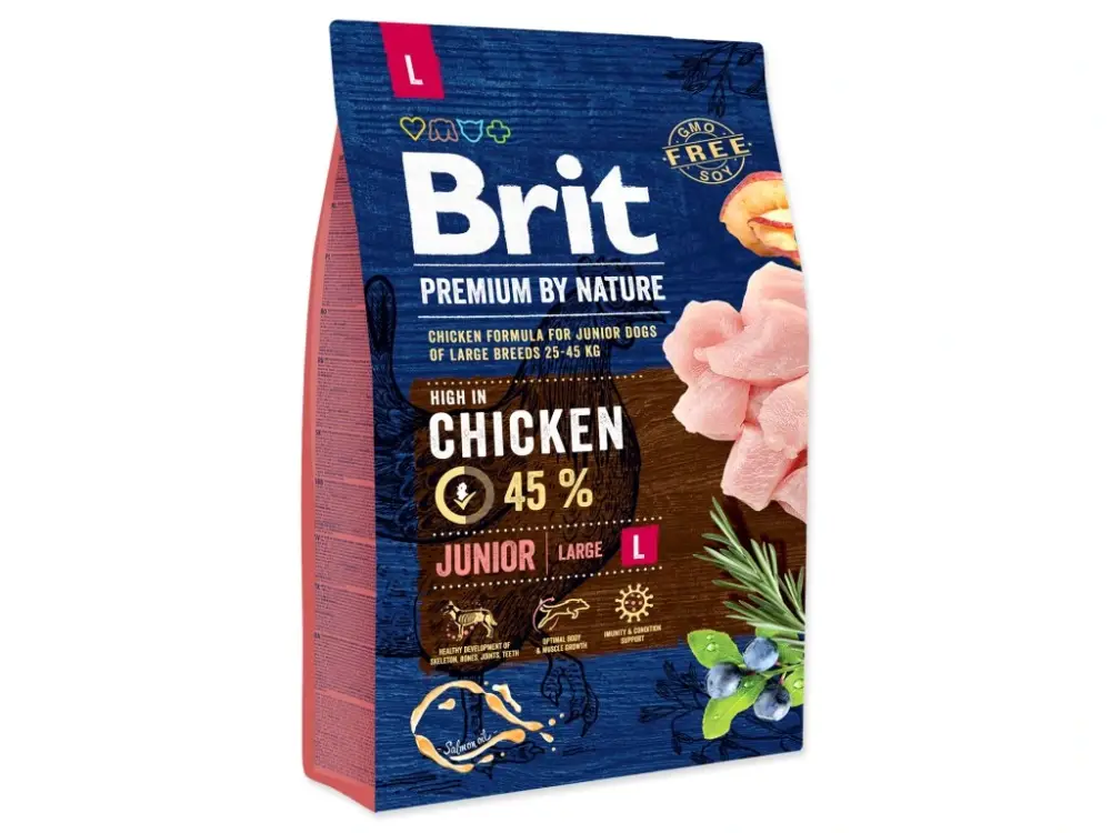 BRIT Premium by Nature Junior L 3 kg Originální
