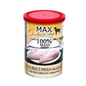 Konzerva Max Deluxe Kuřecí prsa bez kosti 400 g Aktuální