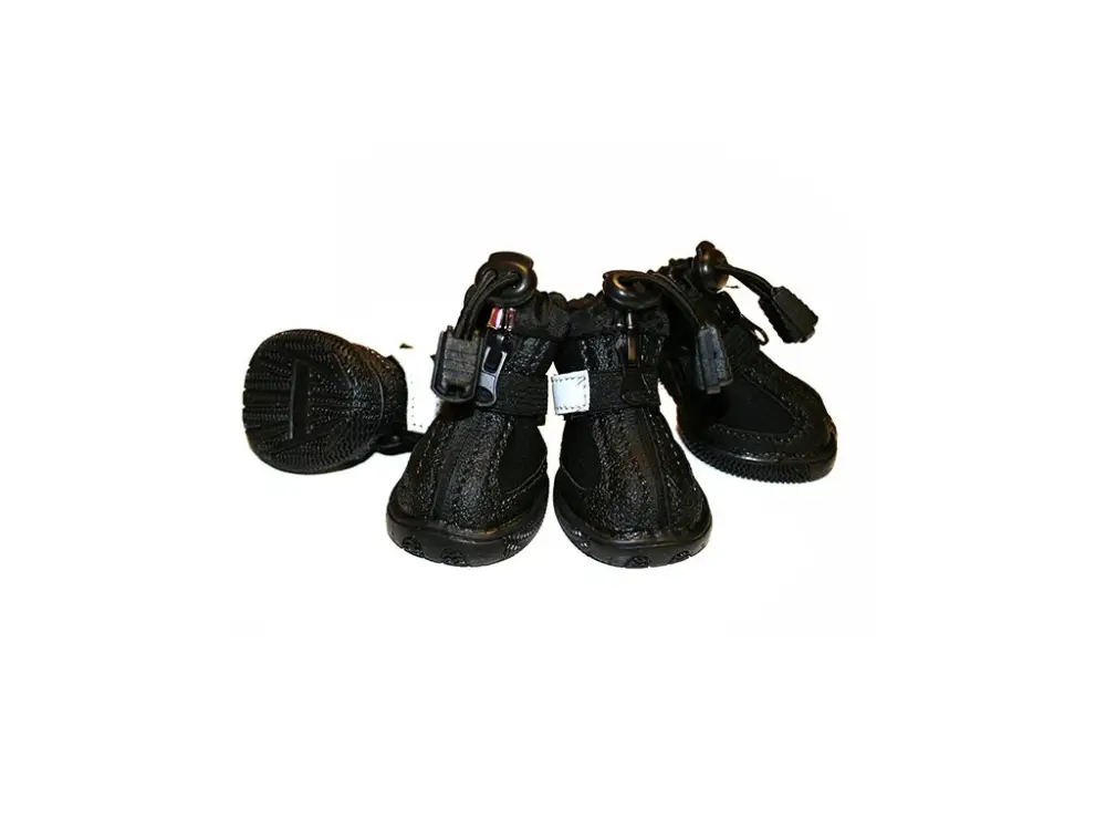 Originální Botičky pro psy Outdoor - sada 4ks, černé / vel.6