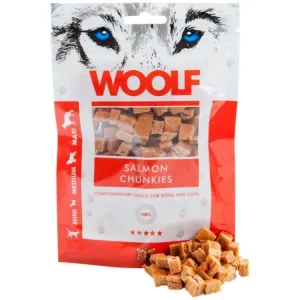 Woolf Salmon Chunkies 100 g- pamlsky pro psy Must-Have