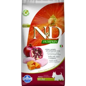 Koupit Online N&D Pumpkin DOG Adult Mini Chicken&Pomegranate 7kg+ Dáreček k objednávce