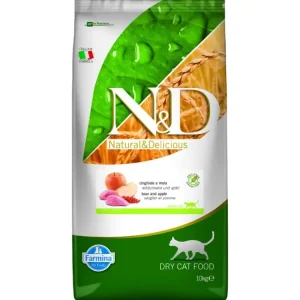 Přímo Od Výrobce N&D PRIME CAT Adult Boar & Apple 10kg