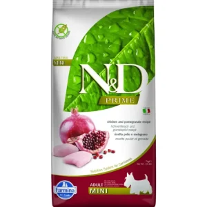 Vysoce Kvalitní N&D PRIME DOG Adult Mini Chicken&Pomegranate 7kg+ Dáreček k objednávce
