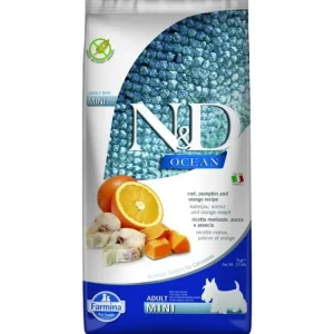 Kup Teď N&D OCEAN DOG Adult Mini Codfish&Pumpkin&Orange 7kg+ Dáreček k objednávce