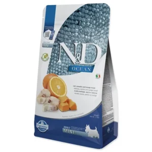 Finální Výprodej Krmivo N&D Dog Ocean Adult Mini Codfish, Pumpkin & Orange 0,8kg