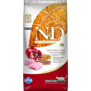 Vrácení Zdarma N&D LG CAT Adult Chicken & Pomegranate 5kg