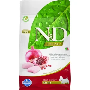 Levný N&D PRIME DOG Adult Mini Chicken&Pomegranate 800g