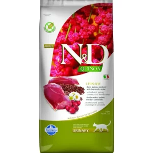 Ověřený N&D Quinoa CAT Urinary Duck & Cranberry 5kg