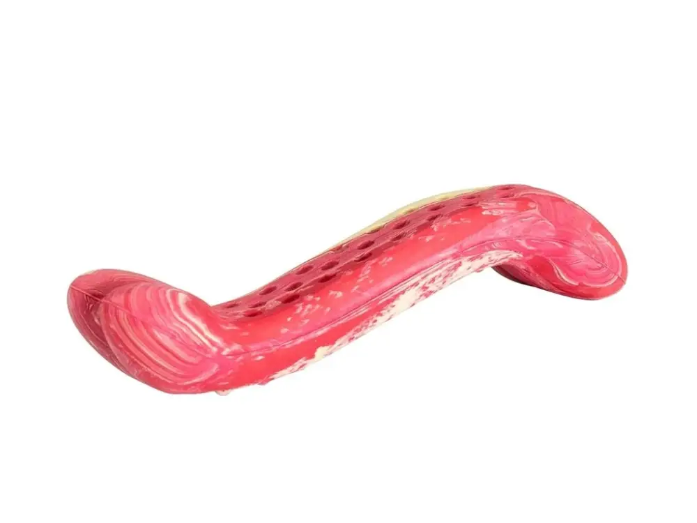 Antibakteriální dentální kost s vůní hovězího steaku HipHop přírodní guma 11 cm Vrácení Zdarma