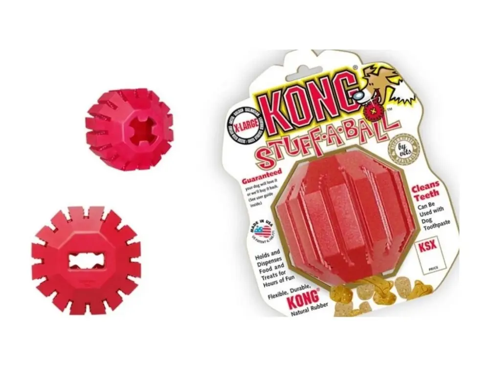 Kong Stuff a Ball M dentální hračka plnící 8cm Poslední Šance