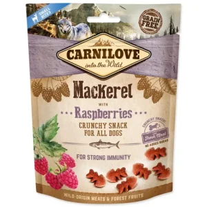 Carnilove Dog Crunchy Snack Mackerel&Raspberries 200g Dokud Zásoby Vydrží