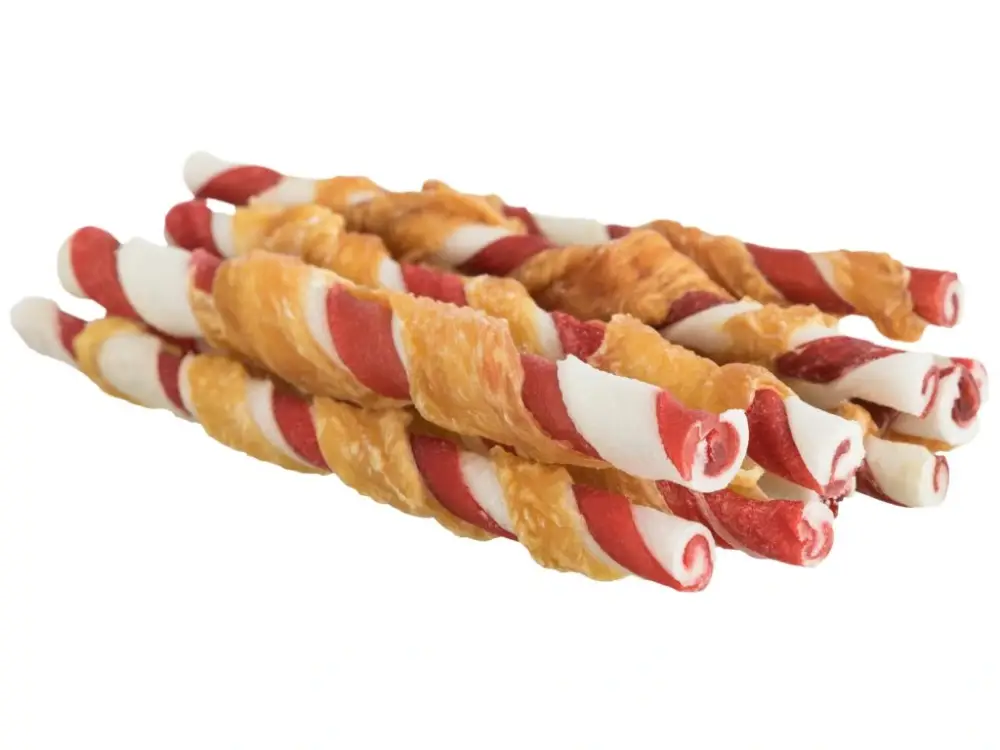 DENTAfun grilované žvýkací tyčinky s kuřecím 12 cm, 10ks/80g Výprodej
