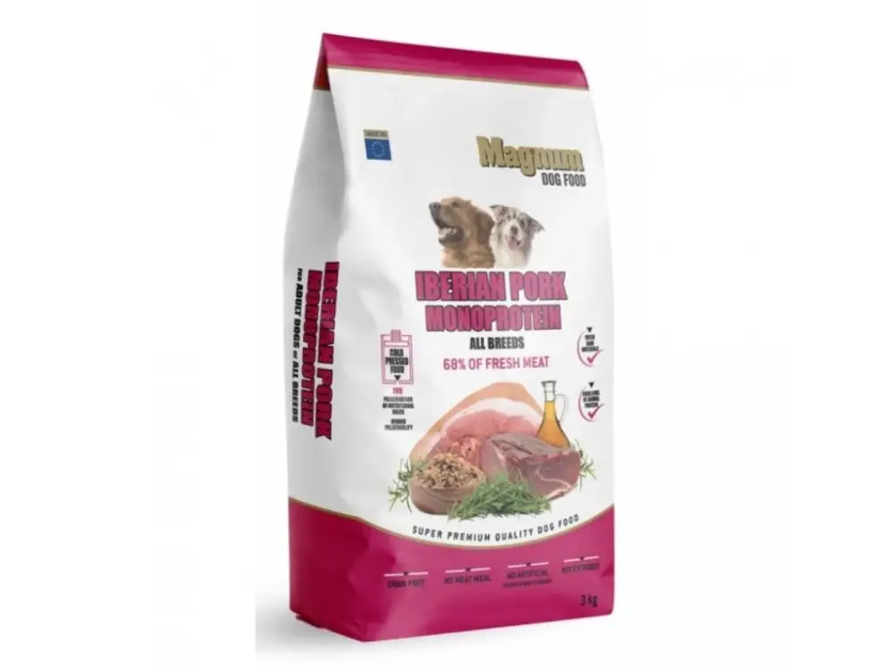 Víkendová Akce Magnum 3kg Iberian Pork & Monoprotein All Breed dog