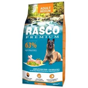 Krmivo Rasco Premium Adult Medium kuře s rýží 15kg Objednat Nyní