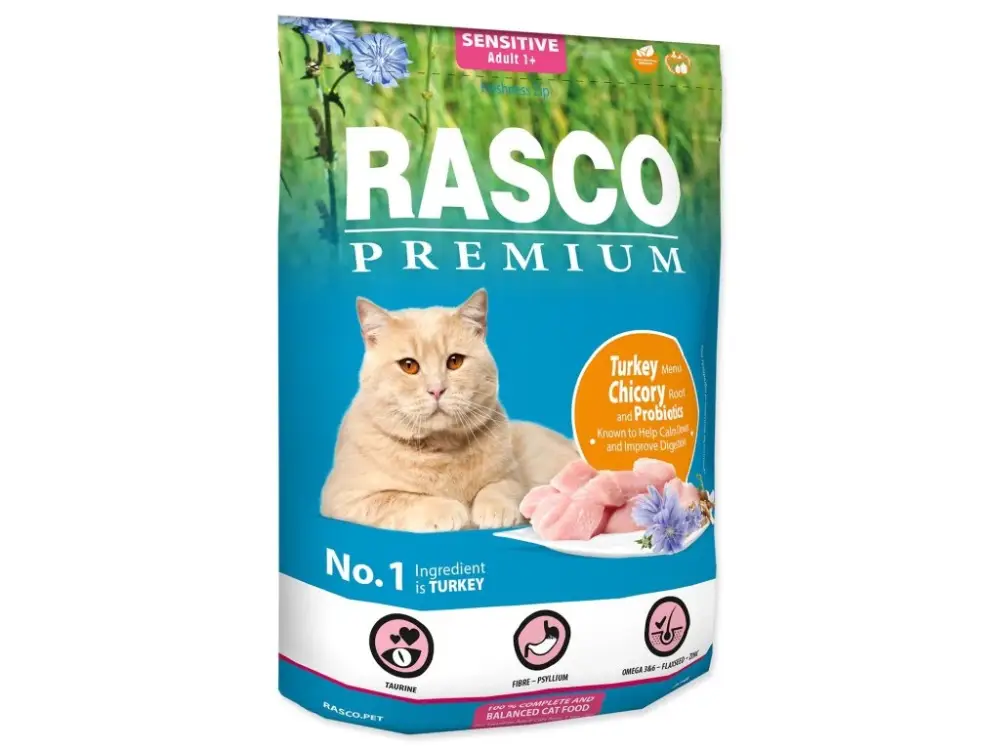 Krmivo Rasco Premium Sensitive krůta s kořenem čekanky a probiotiky 0,4kg Rychlé Dodání