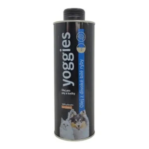 Yoggies Olej z divoké bílé ryby pro psy a kočky 500 ml Hit Sezóny