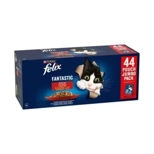 Felix Fantastic hovězí, kuřecí, kachní a jehněčí v želé 44x85g Dokud Zásoby Vydrží