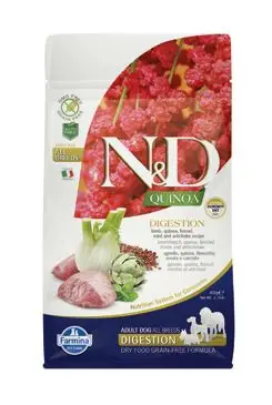 N&D GF Quinoa DOG Digestion Lamb & Fennel 800g Levný