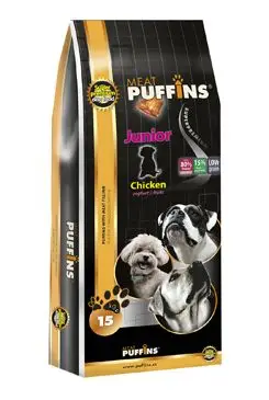 Puffins Dog Junior Chicken 15kg Super Cena