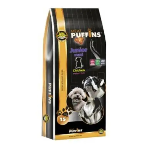 Nejlepší Cena Puffins Dog Junior Maxi Chicken 15kg