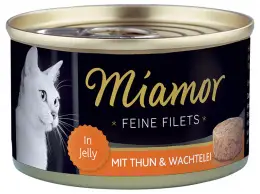 Miamor Cat Filet konzerva tuňák+křepelčí vejce 100g Pouze Dnes