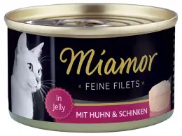 Miamor Cat Filet konzerva kuře+šunka 100g Nejprodávanější