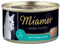 Ověřený Miamor Cat Filet konzerva tuňák+rýže 100g