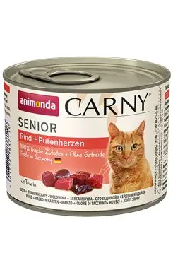 Nejlepší Volba Konzerva pro kočky Animonda ADULT SENIOR hov/krůtí srdce 200g