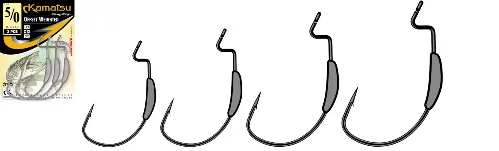 Kamatsu HOOK OFFSET WEIGHTE WR BLN 3/0 Nejprodávanější