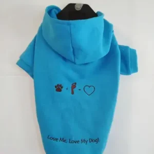 I LOVE PETS - modrá mikina s nápisem XL Oblíbený