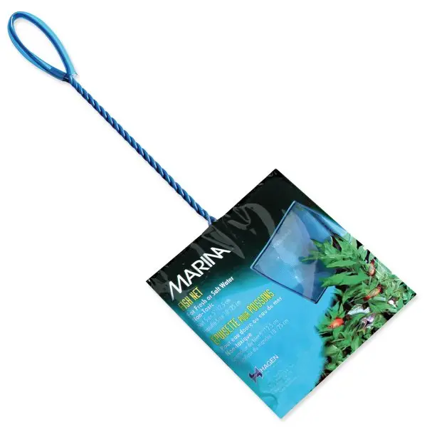Cenový Hit Síťka MARINA akvarijní modrá jemná 12,5 cm