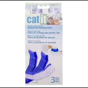 Expresní Doručení Náhradní uhlíkový molitan do velké fontány Cat It Fresh&Clean 3 ks
