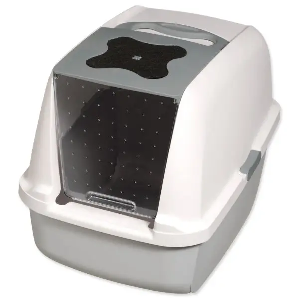 Cenově Výhodný WC kočka kryté domek CATIT Design Šedá 56x38x48cm