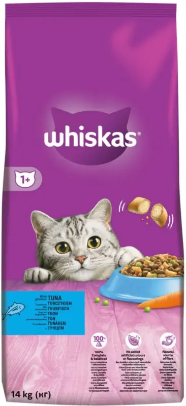 Přímo Od Výrobce Whiskas Dry s tuňákem 14kg