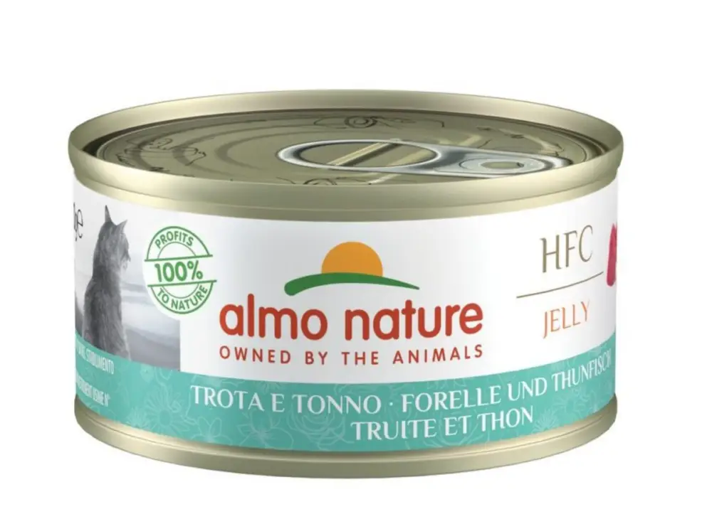 Bezpečná Platba Almo Nature Cats konz. pstruhAlmo Nature HFC Jelly - Pstruh a tuňák 70gtuňák 70g