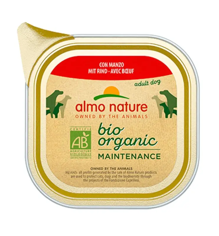 Jen Po Omezenou Doba Almo Bio Paté Dog vanička hovézí 100g