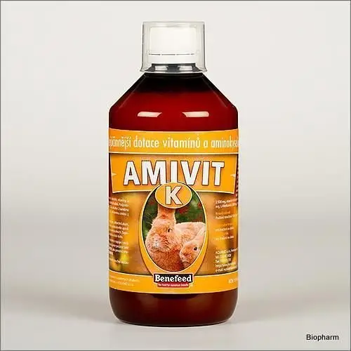 Ověřený Amivit K králíci 500ml