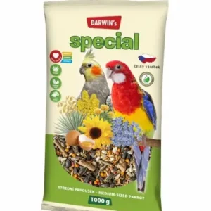 Darwin střední papoušek special 1kg Oblíbený