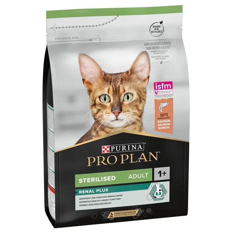 Cenová Bomba ProPlan Cat Adult Sterilised Renal Plus Salmon 3kg