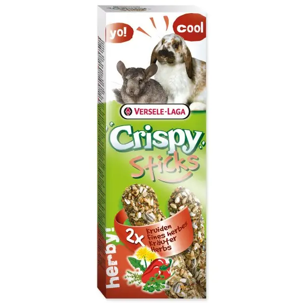 Speciální Cena Tyčinky Crispy s bylinami pro králíky a činčily 110g