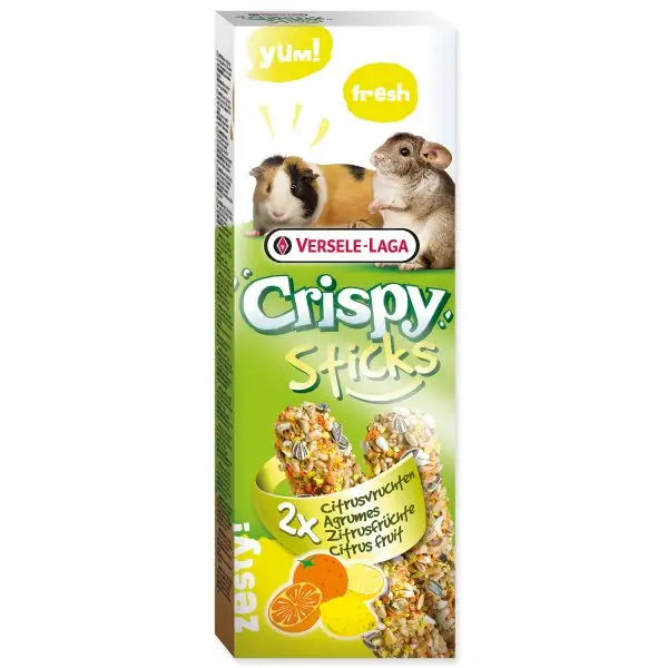 Kup Teď Tyčinky Crispy s ovocem pro morčata a činčily 110g