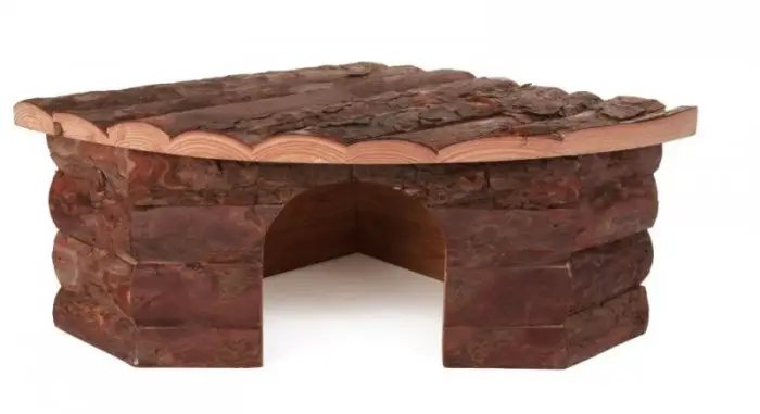 Dřevěný dům rohový JESPER pro králíka 42x15x30/30cm Nová Kolekce
